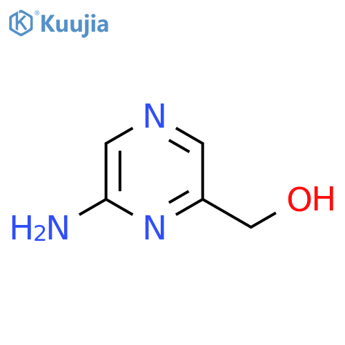 (6-aminopyrazin-2-yl)methanol structure