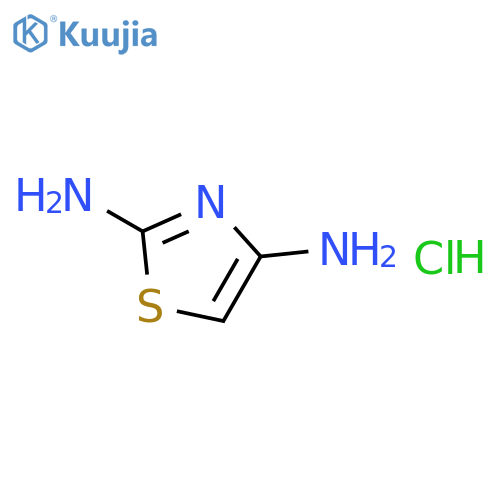Thiazole-2,4-diamine hydrochloride structure