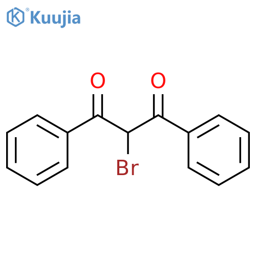 2-Bromo-1,3-diphenylpropane-1,3-dione structure