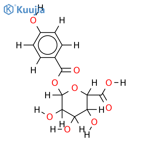 1-(4-Hydroxybenzoyl)glucuronide structure