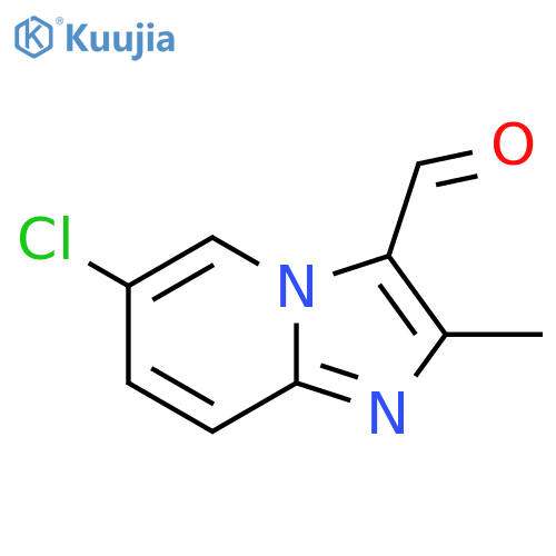 6-Chloro-2-methylimidazo[1,2-a]pyridine-3-carbaldehyde structure