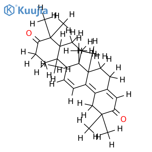 3-Ketone-3-Hydroxy-28-nor-11,13,17-oleanatrien-21-one structure