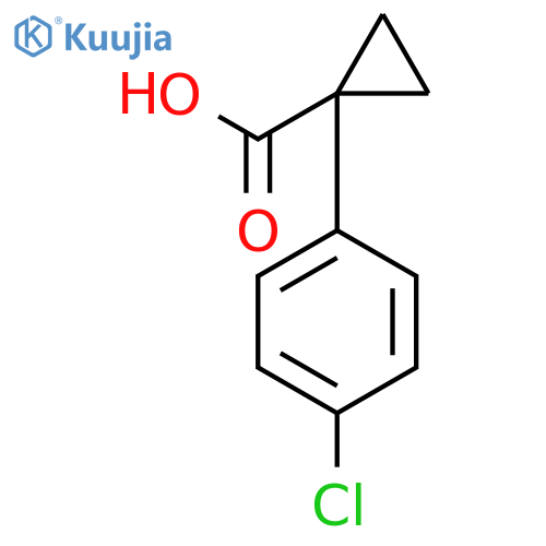 1-(4-Chlorophenyl)cyclopropanecarboxylic acid structure