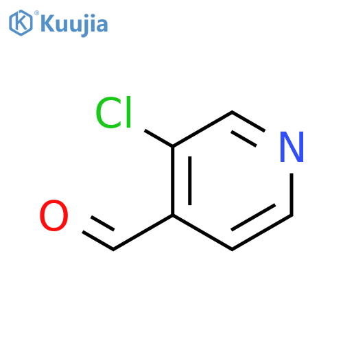 3-chloropyridine-4-carbaldehyde structure