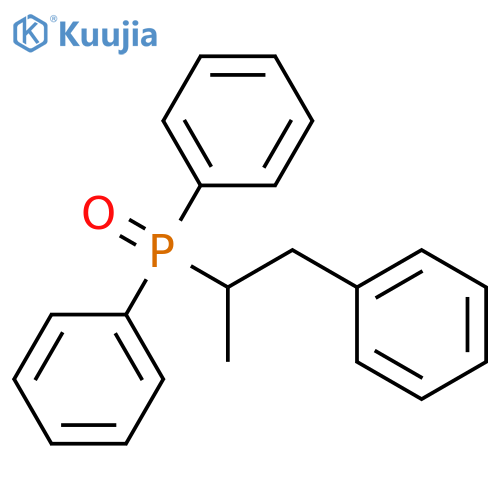 Phosphine oxide, (1-methyl-2-phenylethyl)diphenyl- structure