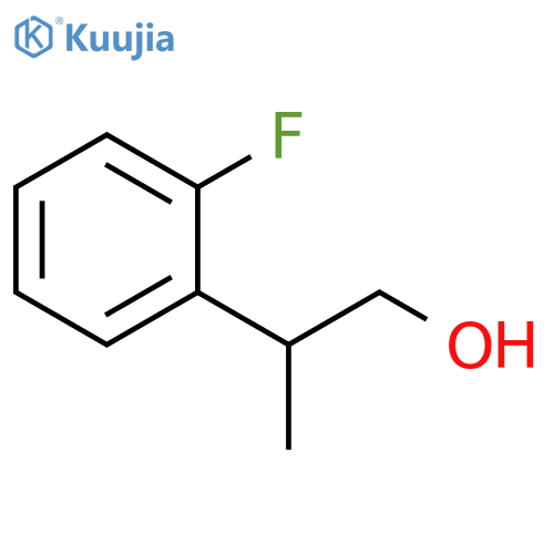 2-(2-fluorophenyl)propan-1-ol structure
