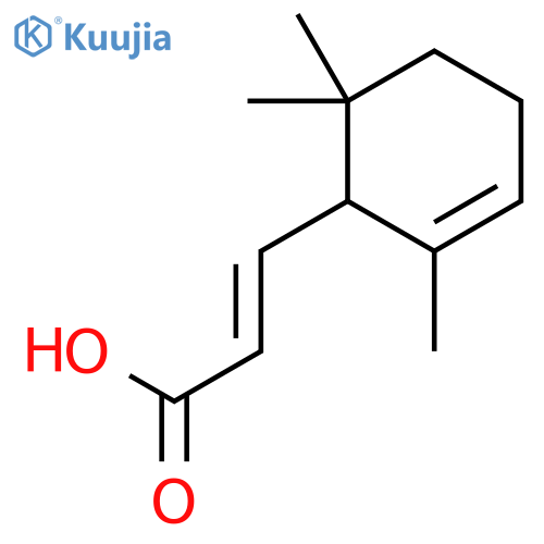 2-Propenoic acid,3-(2,6,6-trimethyl-2-cyclohexen-1-yl)- structure
