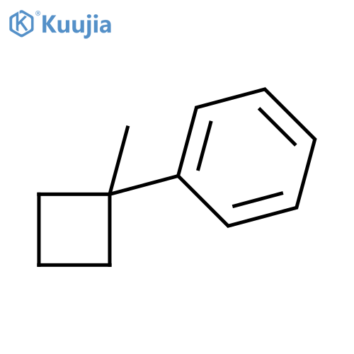 benzene, (1-methylcyclobutyl)- structure