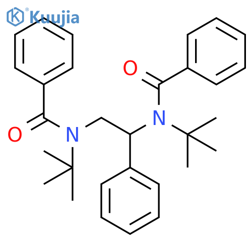 BENZAMIDE, N,N'-(1-PHENYL-1,2-ETHANEDIYL)BIS[N-(1,1-DIMETHYLETHYL)- structure