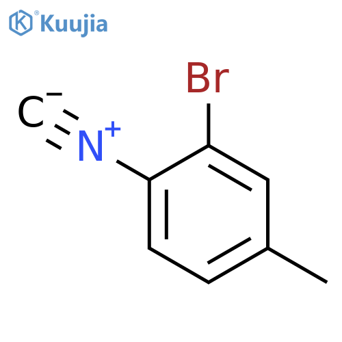 2-bromo-1-isocyano-4-methylbenzene structure