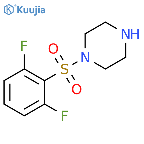 1-(2,6-Difluorobenzenesulfonyl)piperazine structure