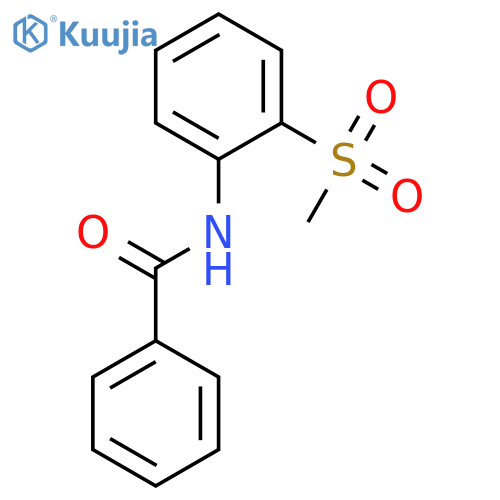 N-(2-methanesulfonylphenyl)benzamide structure