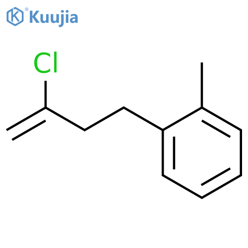 2-Chloro-4-(2-methylphenyl)-1-butene structure