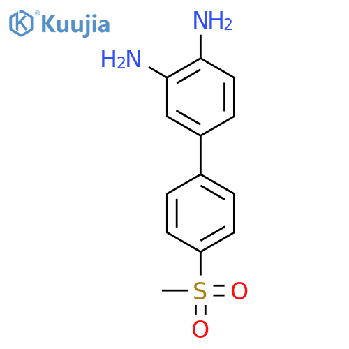 [1,1'-Biphenyl]-3,4-diamine, 4'-(methylsulfonyl)- structure