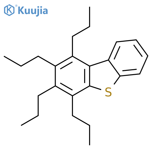 DIBENZOTHIOPHENE, 1,2,3,4-TETRAPROPYL- structure