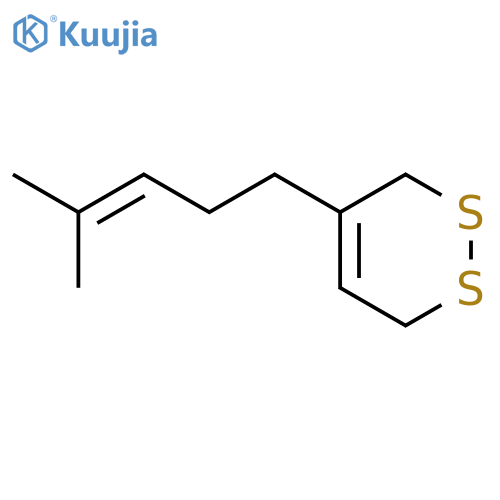 1,2-Dithiin, 3,6-dihydro-4-(4-methyl-3-pentenyl)- structure