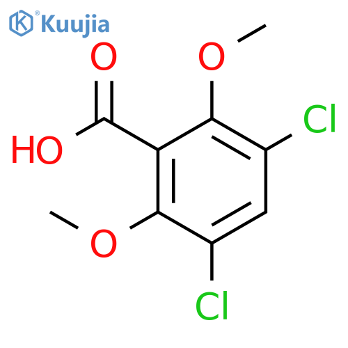 3,5-Dichloro-2,6-dimethoxybenzoic acid structure