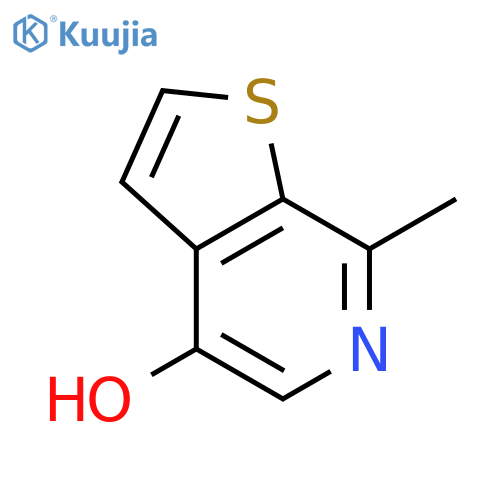 Thieno[2,3-c]pyridin-4-ol,7-methyl- structure