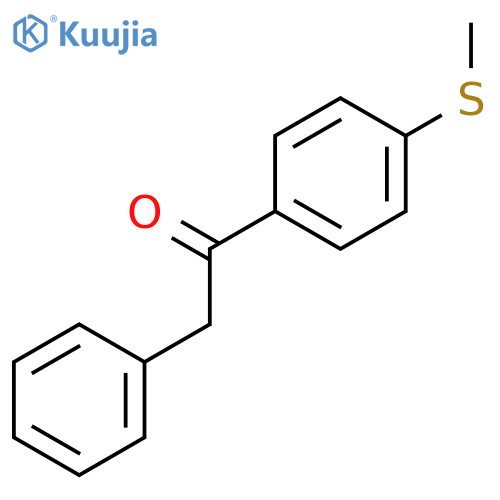 Ethanone, 1-[4-(methylthio)phenyl]-2-phenyl- structure