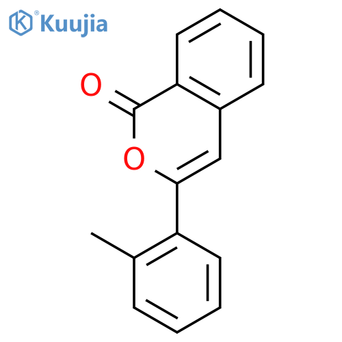 3-(2-TOLYL)-1H-2-BENZOPYRAN-1-ONE structure