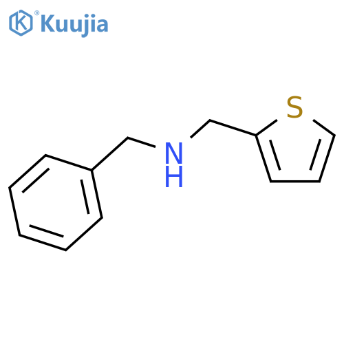 Benzyl(thiophen-2-ylmethyl)amine structure