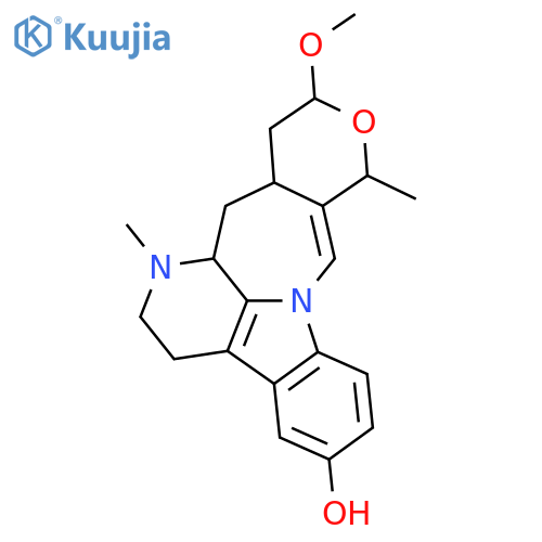 9H-10-Oxa-1,7b-diazabenzo[5,6]cyclohepta[1,2,3-jk]fluoren-5-ol,1,2,3,11,12,12a,13,13a-octahydro-11-methoxy-1,9-dimethyl-, [9R-(9a,11b,12ab,13aa)]- (9CI) structure