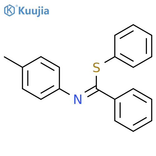 BENZENECARBOXIMIDOTHIOIC ACID, N-(4-METHYLPHENYL)-, PHENYL ESTER structure