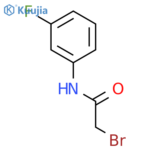 2-Bromo-N-(3-fluorophenyl)acetamide structure