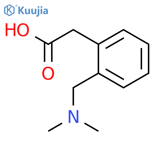 2-[(DIMETHYLAMINO)METHYL]-BENZENEACETIC ACID structure