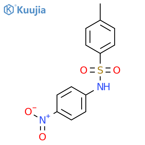 4-Methyl-N-(4-nitrophenyl)benzenesulfonamide structure