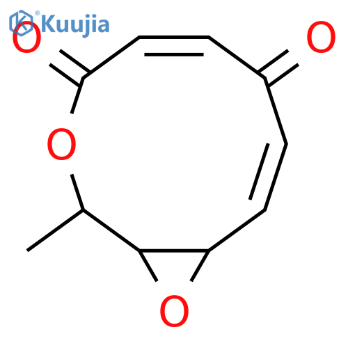 (1S,2R,5Z,8Z,10R)-2-methyl-3,11-dioxabicyclo[8.1.0]undeca-5,8-diene-4,7-dione structure