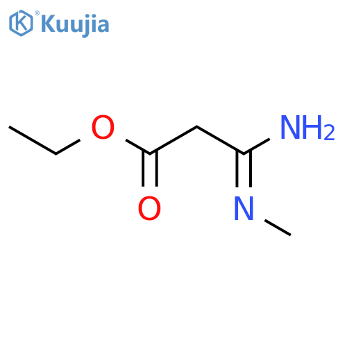 Ethyl 3-imino-3-(methylamino)propanoate structure