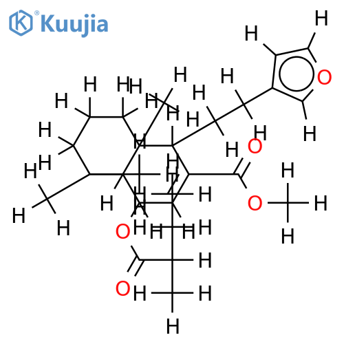 gutierrezianolic acid (2-methylbutyrate) methyl ester structure