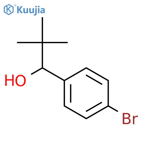Benzenemethanol, 4-bromo-a-(1,1-dimethylethyl)- structure
