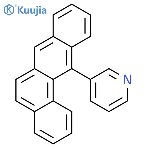 3-benzo[a]anthracen-12-ylpyridine structure