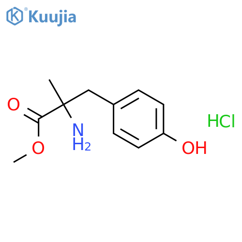 α-Methyltyrosine methyl ester hydrochloride structure