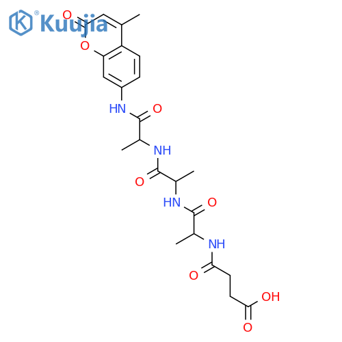 Suc-Ala-Ala-Ala-AMC structure