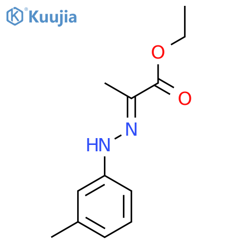 Propanoic acid, 2-[(3-methylphenyl)hydrazono]-, ethyl ester structure