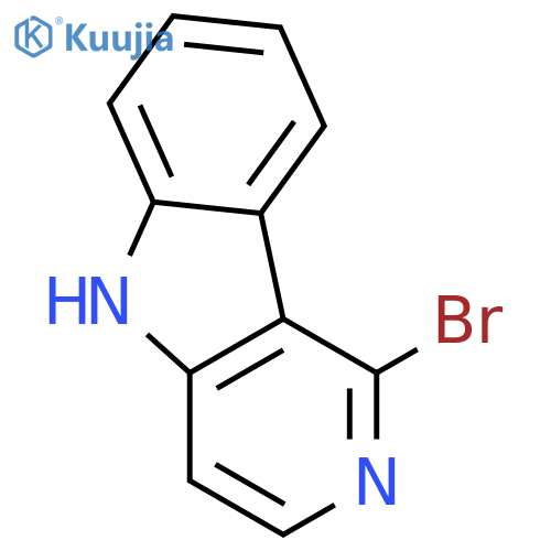 5H-Pyrido[4,3-b]indole,1-bromo- structure