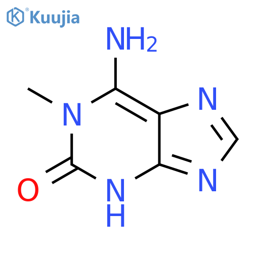 6-amino-1,3-dihydro-1-methyl-2H-Purin-2-one structure
