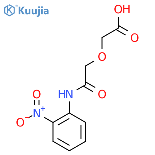 {2-[(2-Nitrophenyl)amino]-2-oxoethoxy}acetic acid structure