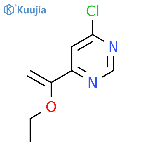 4-Chloro-6-(1-ethoxyvinyl)pyrimidine structure