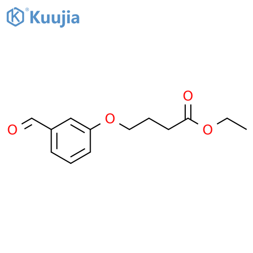 Butanoic acid, 4-(3-formylphenoxy)-, ethyl ester structure