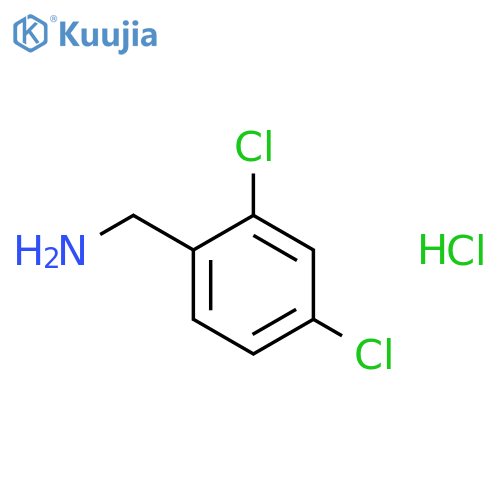 Benzylamine, 2,4-dichloro-, Hydrochloride structure