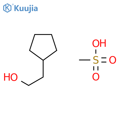 Cyclopentaneethanol, methanesulfonate structure
