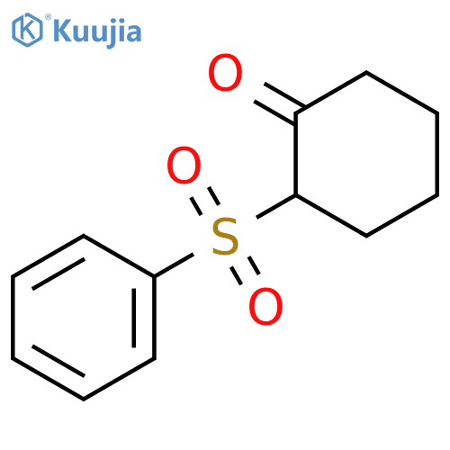 Cyclohexanone, 2-(phenylsulfonyl)- structure