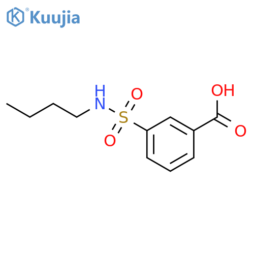 3-(Butylsulfamoyl)benzoic acid structure