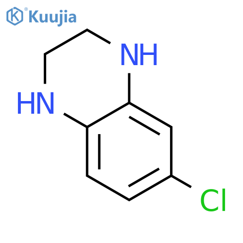 6-Chloro-1,2,3,4-tetrahydroquinoxaline structure