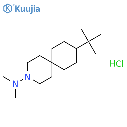 9-tert-butyl-N,N-dimethyl-3-azaspiro[5.5]undecan-3-amine structure