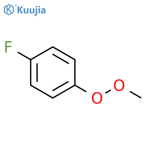 Peroxide, 4-fluorophenyl methyl structure